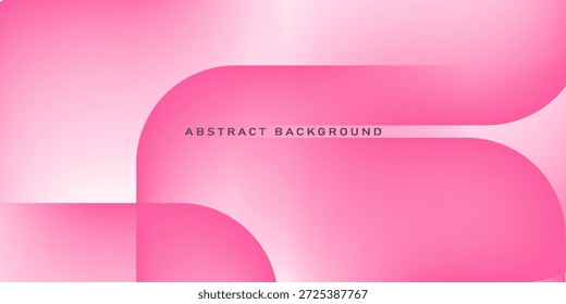 Fundo abstrato geométrico rosa sobrepõe a camada no espaço brilhante com a decoração de efeito de forma de recorte. Conceito de estilo arredondado de elemento de design gráfico moderno para banner da Web, folheto, cartão ou capa de folheto