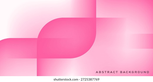 Fundo abstrato geométrico rosa sobrepõe a camada no espaço brilhante com a decoração de efeito de forma de recorte. Conceito de estilo arredondado de elemento de design gráfico moderno para banner da Web, folheto, cartão ou capa de folheto