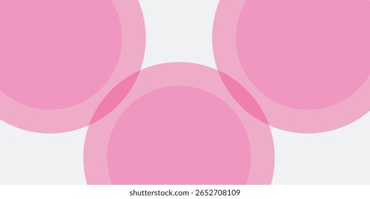 Pink geometric abstract background overlapping layers on a bright space with line effect decoration. Circle style concept modern graphic design elements for banners,vector illustration,