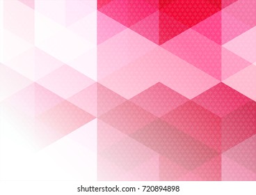 Pink geometric abstract vector background