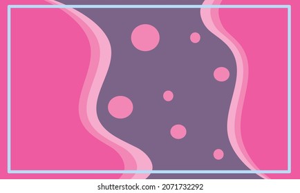 Pink geometric background. Liquid color background design. Composition of liquid form