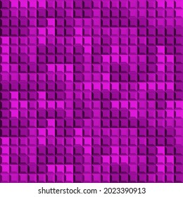 Pink geometric background. Mosaic tiles. Vector illustration. 