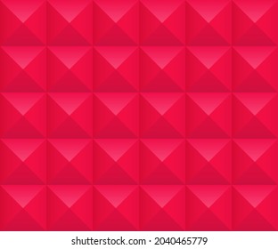 Pink geometric background. Mosaic tiles. Vector illustration. 