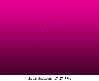 Fondo geométrico rosa en el estilo origami con gradiente. Ilustración de rectángulos poligonales vectoriales rosados. Brillante fondo de mosaico de rhombus abstracto para diseño, negocios, impresión, web.vector sin foco.