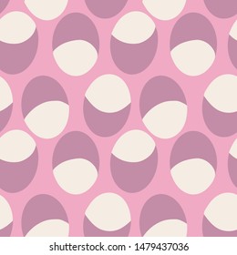 Pink Geometric Dots Seamless Vector Pattern. Perfect for wallpaper, fabric, and scrapbooking projects.