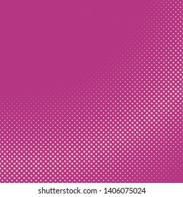 Pink geometric halftone diagonal square pattern background - vector design