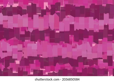 Gestaltete, rosafarbene geometrische Muster