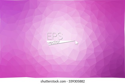 Pink geometric rumpled triangular low poly origami style gradient illustration graphic background. Vector polygonal design for your business.