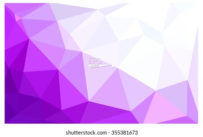 Pink geometric rumpled triangular low poly origami style gradient illustration graphic background. Vector polygonal design for your business.
