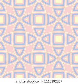 Pink geometric seamless background. Multi colored pattern for wallpapers, textile and fabrics