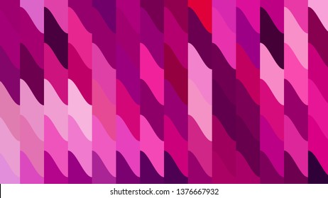 Pink Geometric Shapes Background Vector