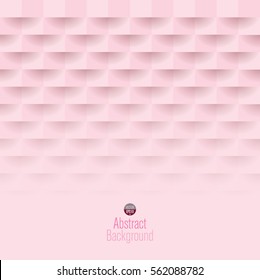 Pink geometric vector background. Can be used in cover design, book design, website background, CD cover or advertising.