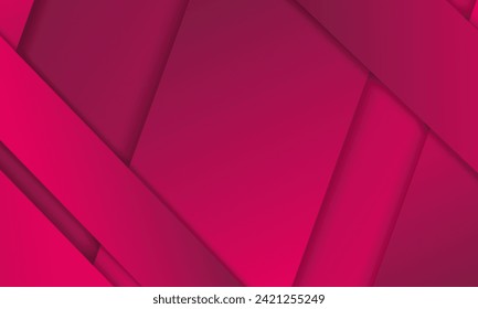 Pink geometric vector background with lines and glow in vibrant colors.