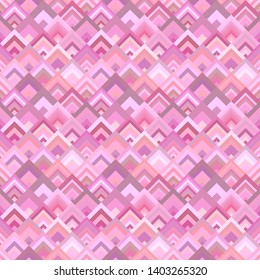 Pink geometrical diagonal square tile mosaic pattern background - vector floor graphic