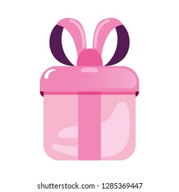 pink gift box