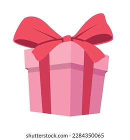 pink gift box present icon