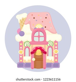 Pink Gingerbread House