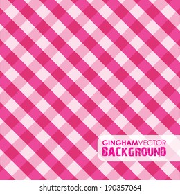 pink gingham background