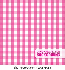 pink gingham background