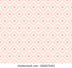 Pink Gingham pattern. color Pattern With Stripes. Vector illustration.