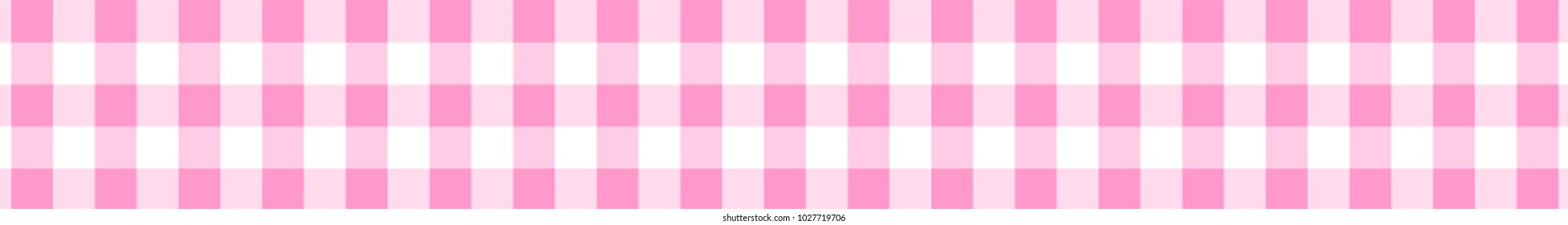 Pink Gingham pattern. Texture from rhombus/squares for - plaid, tablecloths, clothes, shirts, dresses, paper, bedding, blankets, quilts and other textile products. Vector illustration.