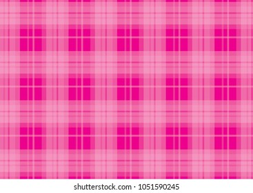 Pink Gingham pattern. Texture from rhombus/squares for - plaid, tablecloths, clothes, shirts, dresses, paper, bedding, blankets, quilts and other textile products.