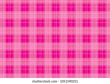 Pink Gingham pattern. Texture from rhombus/squares for - plaid, tablecloths, clothes, shirts, dresses, paper, bedding, blankets, quilts and other textile products.
