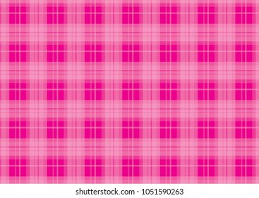 Pink Gingham pattern. Texture from rhombus/squares for - plaid, tablecloths, clothes, shirts, dresses, paper, bedding, blankets, quilts and other textile products.