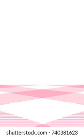 Pink Gingham pattern. Texture from rhombus/squares for - plaid, tablecloths, clothes, shirts, dresses, paper, bedding, blankets, quilts and other textile products. Vector illustration.