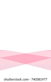 Pink Gingham pattern. Texture from rhombus/squares for - plaid, tablecloths, clothes, shirts, dresses, paper, bedding, blankets, quilts and other textile products. Vector illustration.