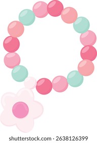 Pink Girly Accessories Cute Girl Accessories Graphic Elements and Vector Illustration