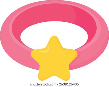Pink Girly Accessories Cute Girl Accessories Graphic Elements and Vector Illustration