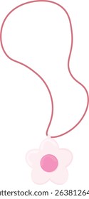 Pink Girly Accessories Cute Girl Accessories Graphic Elements and Vector Illustration
