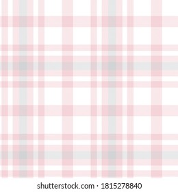 Pink Glen Plaid textured seamless pattern suitable for fashion textiles and graphics