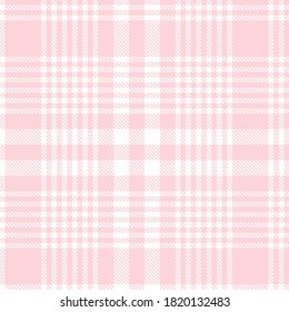 Pink Glen Plaid textured seamless pattern suitable for fashion textiles and graphics