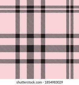 Pink Glen Plaid textured seamless pattern suitable for fashion textiles and graphics