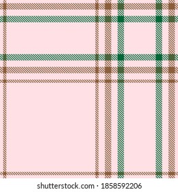 Pink Glen Plaid textured seamless pattern suitable for fashion textiles and graphics