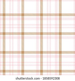 Pink Glen Plaid textured seamless pattern suitable for fashion textiles and graphics