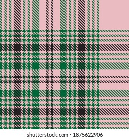Pink Glen Plaid textured seamless pattern suitable for fashion textiles and graphics