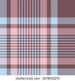 Pink Glen Plaid textured seamless pattern suitable for fashion textiles and graphics