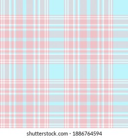 Pink Glen Plaid textured seamless pattern suitable for fashion textiles and graphics