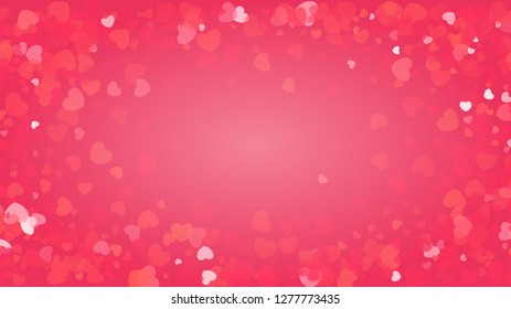 Pink glitter background for Valentines day greeting card