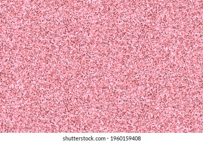 Rosa Glitter und Konfetti. Nahtlose Vektorgrafik.