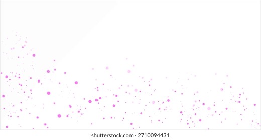 Textura de partículas de brilho rosa e efeito de luzes brilhantes com confete