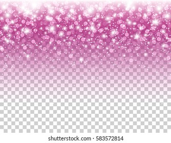 Pink Glitter Transparent Background Images, Stock Photos & Vectors ...