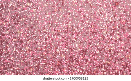 Pink glitter star dust trail sparkling particles on pink background.Abstract Textured Background. Stardust pink glitter background for Women Day, Valentine,wedding or greeting card design.Vector EPS10