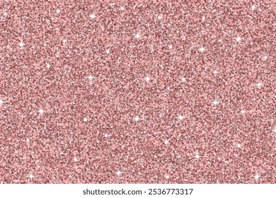 Pink glitter texture. Horizontal pink glitter texture, abstract background. File contains layers: background, glitter and sparkles. EPS 10