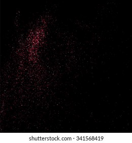 Pink glitter texture on a black background. Vector illustration,eps 10.