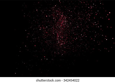 Pink glitter texture on a black background. Vector illustration,eps 10.