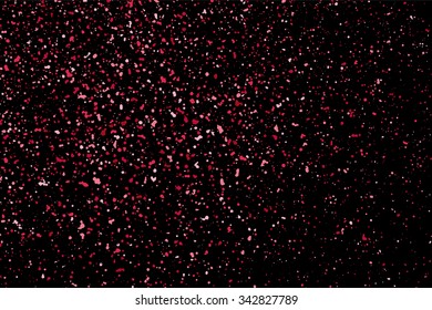Pink glitter texture on a black background. Vector illustration,eps 10.